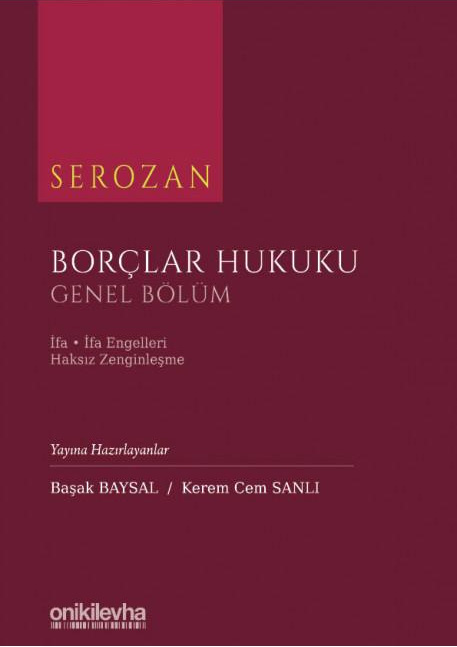 Borçlar Hukuku Genel Bölüm (Ciltli)