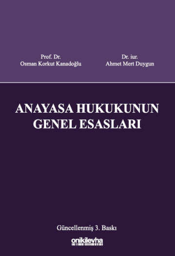 Anayasa Hukukunun Genel Esasları (Ciltli)