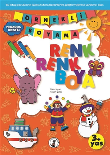 Örnekli Boyama - Renk Renk Boya (3+ Yaş)