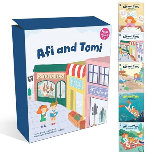 Afi and Tomi - 5 Kitap Takım