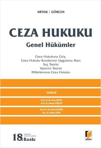 Ceza Hukuku Genel Hükümler (Ciltli)