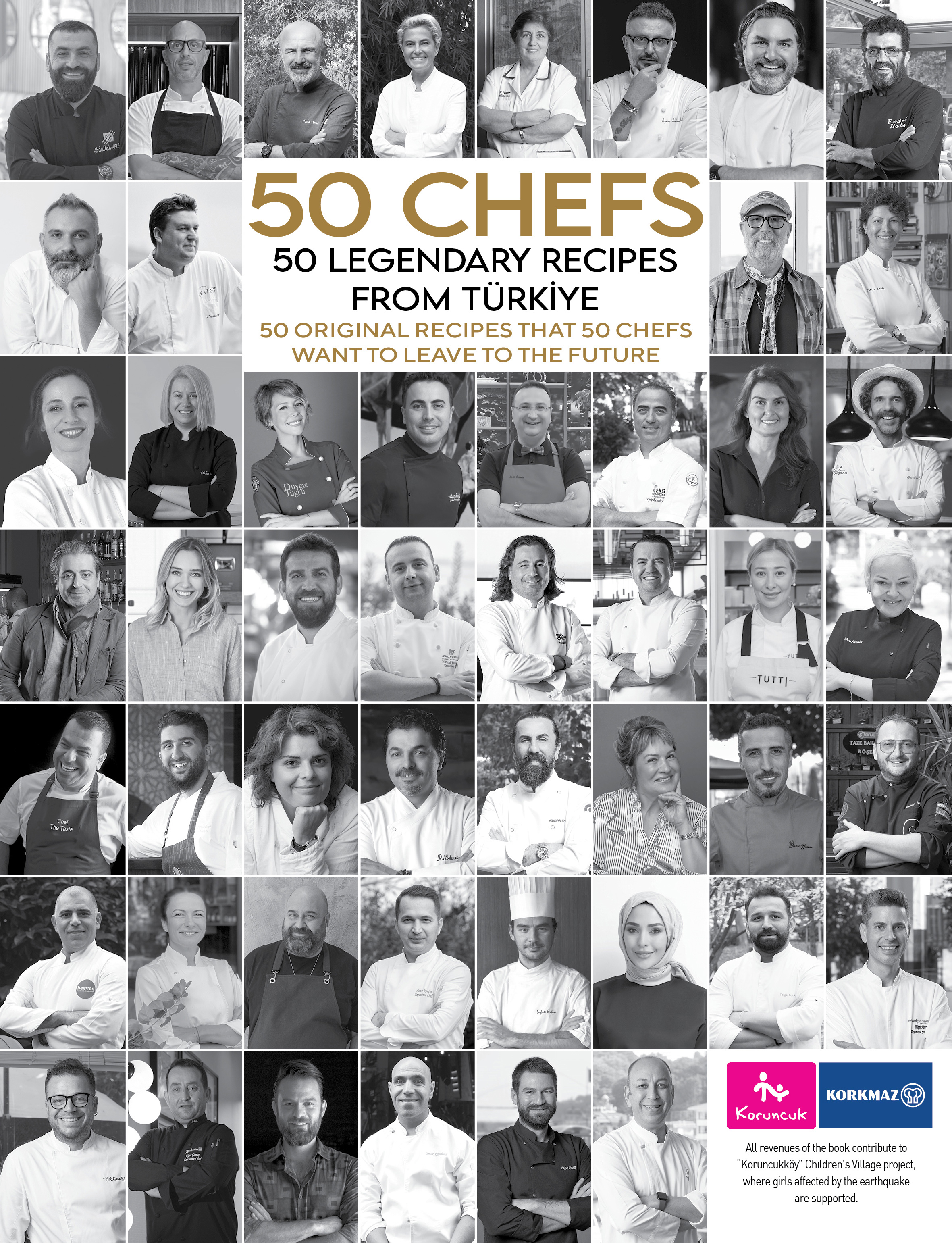 50 Chefs 50 Legendary Recipes from Türkiye: 50 Original Recipes that 50 Chefs Want to Leave to the Future (Ciltli)