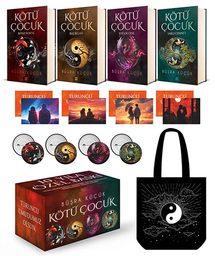 Kötü Çocuk Serisi - 4 Kitap Takım (Kutulu - Ciltli Set)