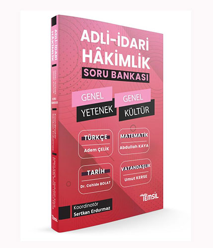 Adli-İdari Hâkimlik Genel Yetenek-Genel Kültür Soru Bankası