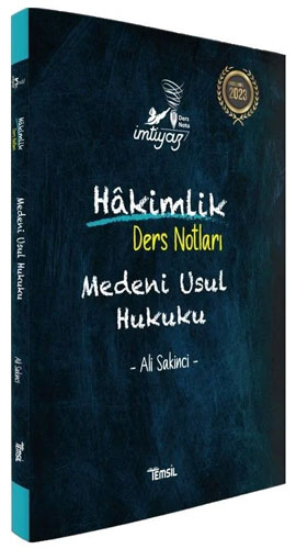 Hakimlik İmtiyaz Medeni Usul Hukuku Ders Notları