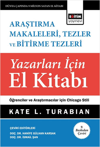 Araştırma Makaleleri  Tezler Ve Bitirme Tezleri Yazarları İçin El Kitabı 