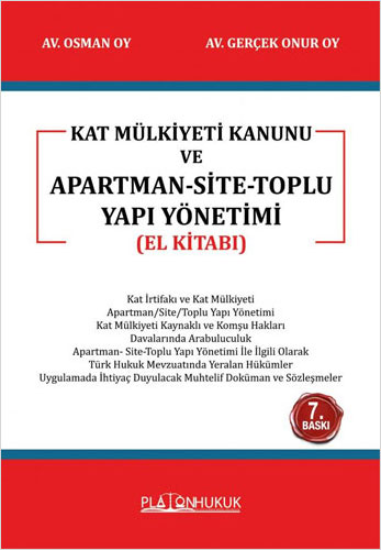 Kat Mülkiyeti Kanunu ve Apartman-Site Toplu Yapı Yönetimi (El Kitabı)