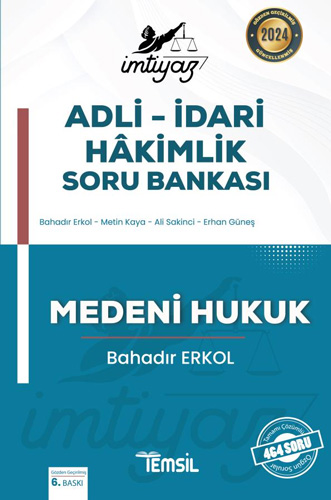  İmtiyaz - Adli-İdari Hâkimlik Medeni Hukuk Soru Bankası