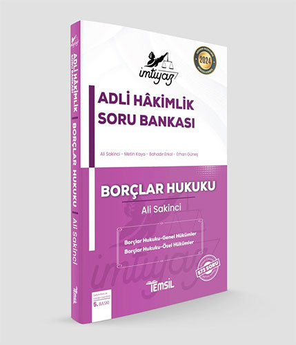 İmtiyaz Adli Hâkimlik Borçlar Hukuku