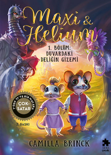 Maxi & Helium 1. Bölüm - Duvardaki Deliğin Gizemi (Ciltli)