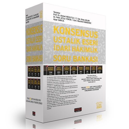 Konsensus Ustalık Eseri İdari Hakimlik Soru Bankası 2023