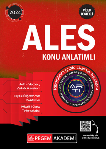 2024 ALES Konu Anlatımlı