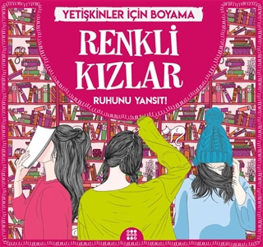 Renkli Kızlar - Yetişkinler İçin Boyama