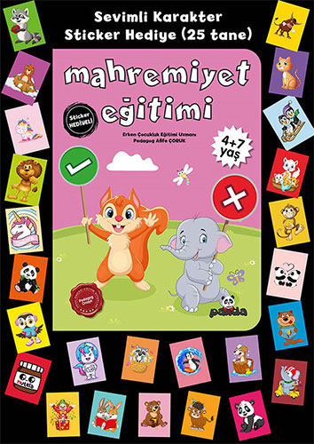 Stickerlı 4+7 Yaş Mahremiyet Eğitimi