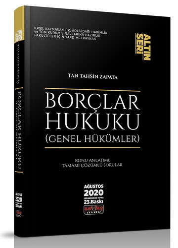 Borçlar Hukuku Genel Hükümler Konu Anlatımı