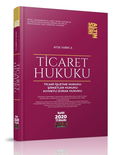 Altın Seri - Ticaret Hukuku (Ciltli)