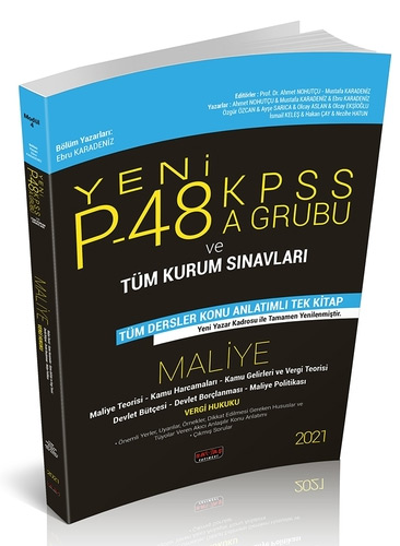 2021 P48 KPSS A Grubu Maliye Konu Anlatımlı