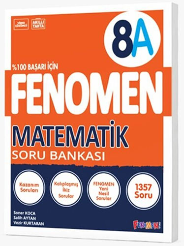 8. Sınıf LGS Matematik A Fenomen Soru Bankası