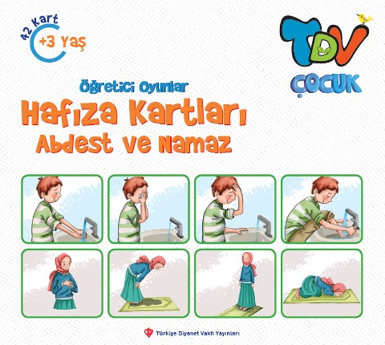 Öğretici Oyunlar Hafıza Kartları - Abdest ve Namaz 