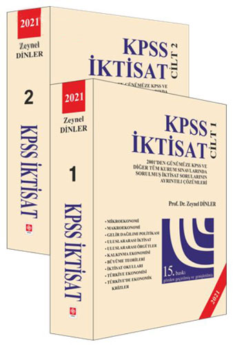 2021 KPSS İktisat (2 Cilt Takım)