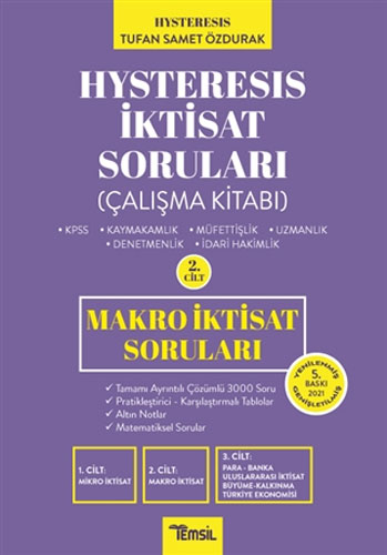 Hysteresis İktisat Soruları Cilt-2 Makro İktisat Soruları 