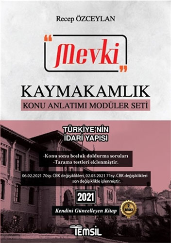 2021 Mevki - Kaymakamlık Konu Anlatımı Modüler Seti 