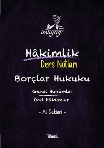 İmtiyaz - Hakimlik Ders Notları Borçlar Hukuku