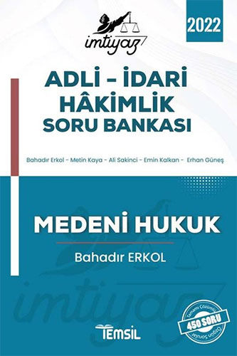 İmtiyaz Adli-İdari Hakimlik Soru Bankası - Medeni Hukuk 