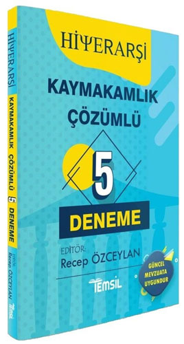 Hiyerarşi Kaymakamlık Çözümlü 5 Deneme