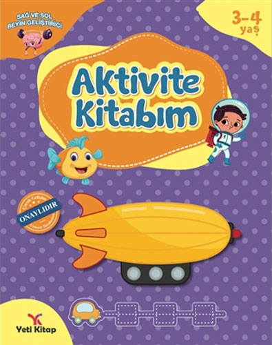 3 - 4 Yaş Aktivite Kitabım