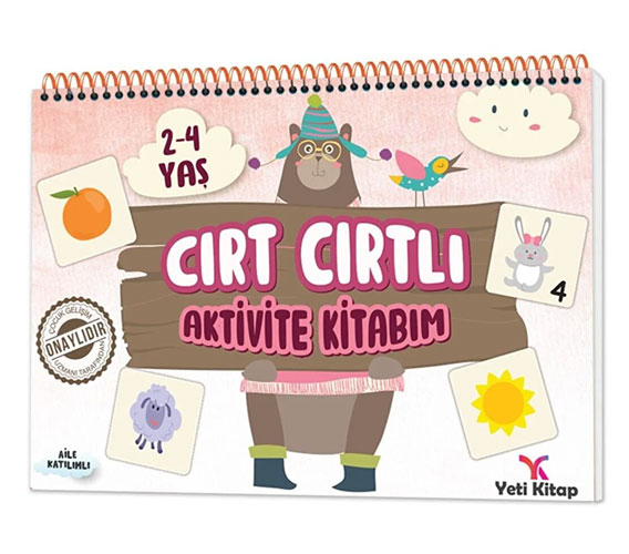 Cırt Cırtlı Aktivite Kitabım (2-4 Yaş)