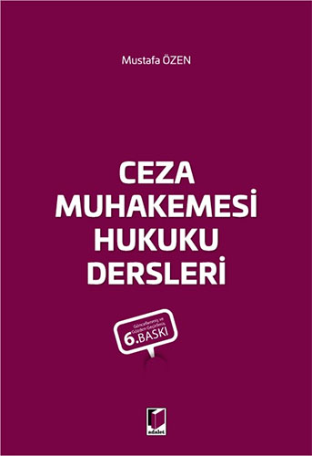 Ceza Muhakemesi Hukuku Dersleri