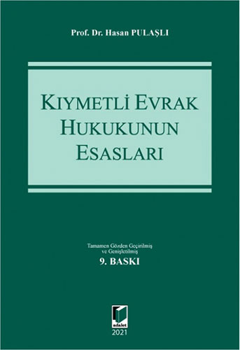 Kıymetli Evrak Hukukunun Esasları