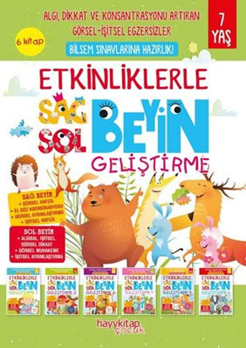 Etkinliklerle Sağ Beyin Sol Beyin Geliştirme (7 yaş) - 6’lı Set