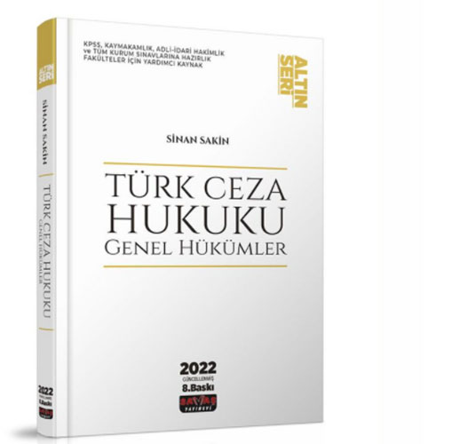 Türk Ceza Hukuku Genel Hükümler