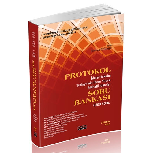 Protokol İdare Hukuku Türkiye'nin İdare Yapısı Mahalli İdareler Soru Bankası