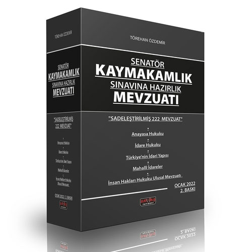 Senatör Kaymakamlık Sınavına Hazırlık Mevzuatı