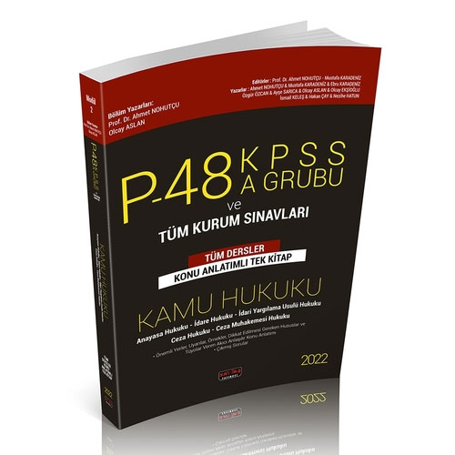 P48 KPSS A Grubu Kamu Hukuku Konu Anlatımlı 