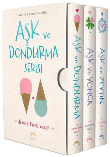 Aşk ve Dondurma Serisi Kutulu Set - 3 Kitap Takım (Ciltli)