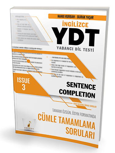 YDT İngilizce Sentence Completion Issue 3