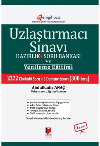 Uzlaştırmacı Sınavı Hazırlık + Soru Bankası ve Yenileme Eğitimi