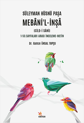 Süleyman Hüsnü Paşa Mebani’l-İnşa (Cild-i Sani)