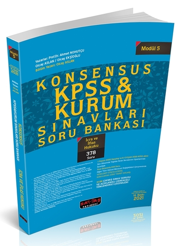 Konsensus KPSS İcra ve İflas Hukuku Soru Bankası