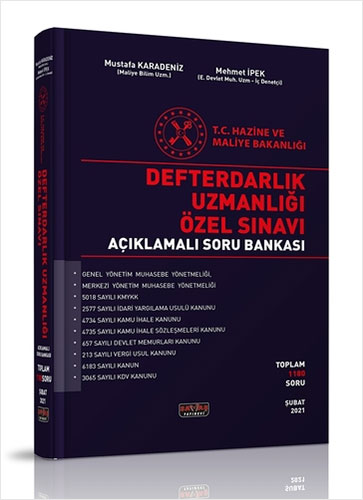 Defterdarlık Uzmanlığı Özel Sınavı Açıklamalı Soru Bankası