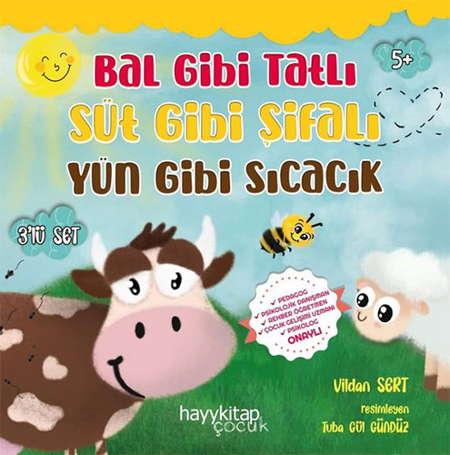 Bal Gibi Tatlı Süt Gibi Şifalı Yün Gibi Sıcacık Seti - 3 Kitap Takım