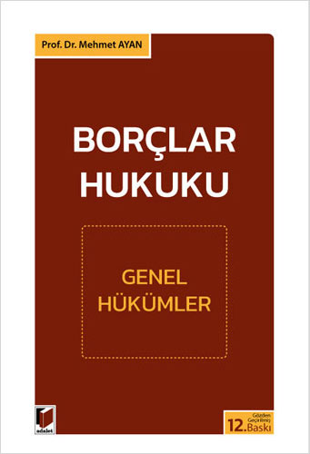 Borçlar Hukuku Genel Hükümler