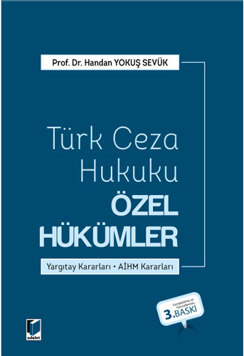 Türk Ceza Hukuku Özel Hükümler