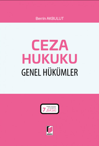 Ceza Hukuku Genel Hükümler (Ciltli)