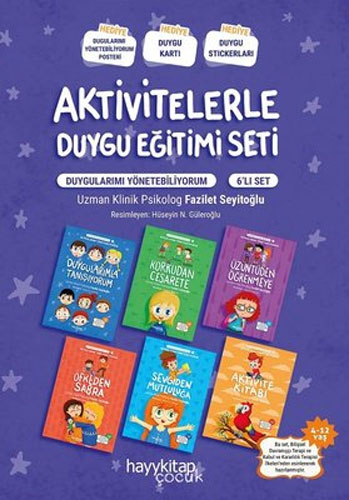 Aktivitelerle Duygu Eğitimi Seti - 6 Kitap Takım