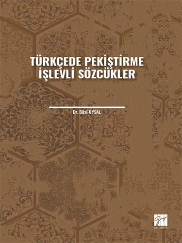 Türkçede Pekiştirme İşlevli Sözcükler